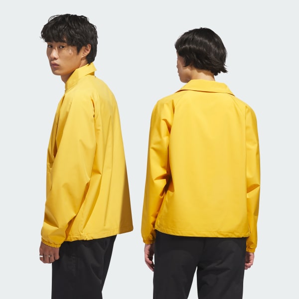 イエロー スケートボーディング コーチジャケット