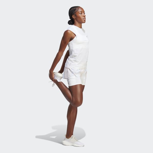 White Run Fast 2-in-1 Shorts