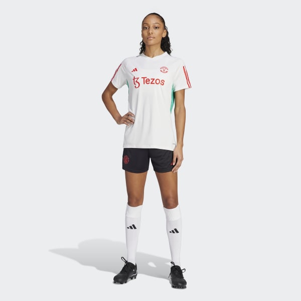 Manchester United adidas Training Sleeveless Jersey - White