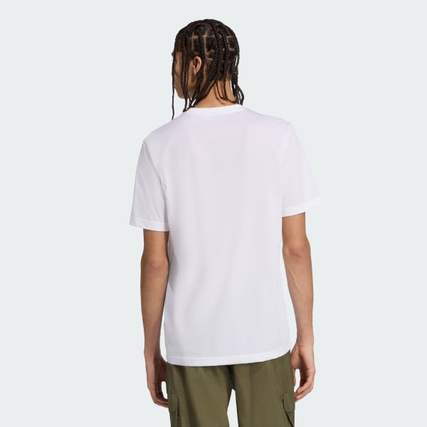 สีขาว เสื้อยืดพิมพ์ลาย CLIMACOOL City Tech Storm Logo