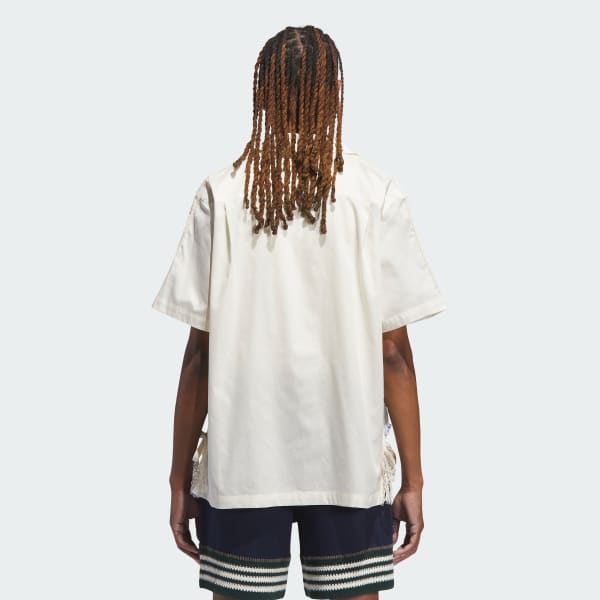 White Clot Bowling Shirt by Edison Chen (Gender Neutral)