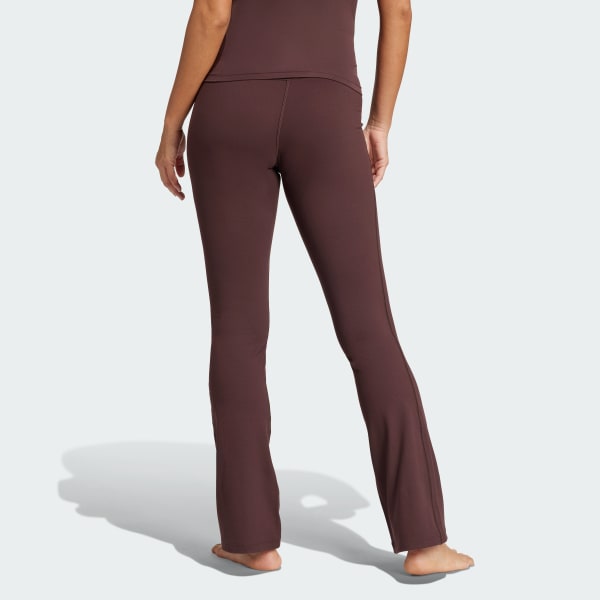 Brown Yoga Flared Pants