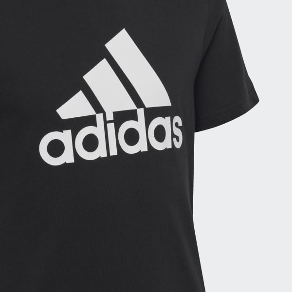 Svart Essentials Big Logo Cotton Slim Tee