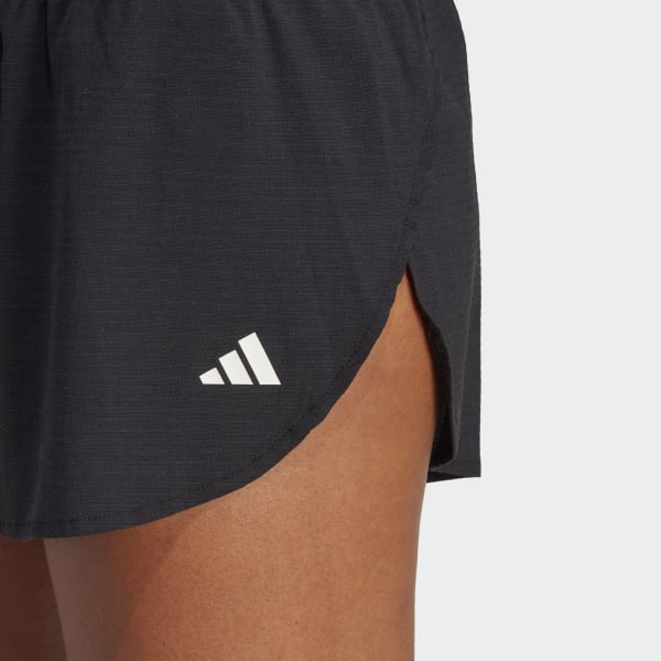 Black Run Icons Made With Nature Running Shorts