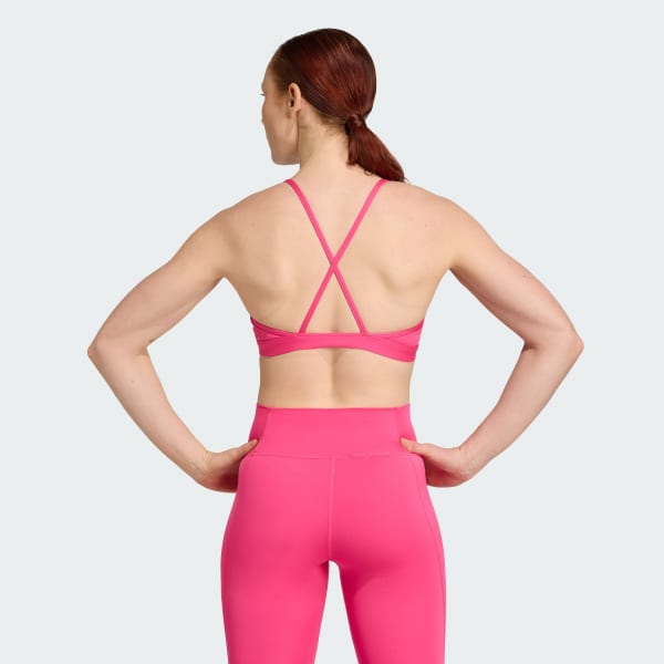 Rosa Sujetador Aeroreact Big Logo Graphic