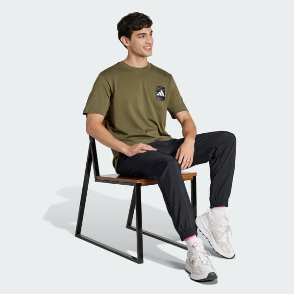 Gron Camo Woven Graphic Tee