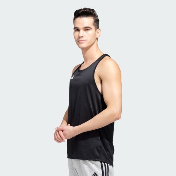 Black Adizero Single Tank