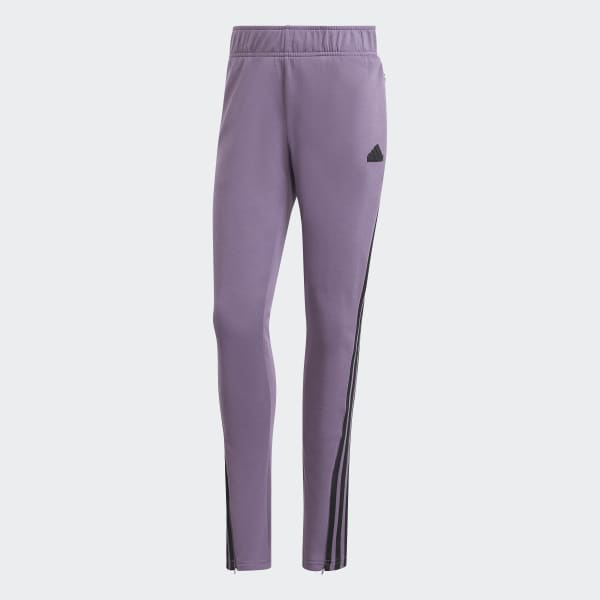 Purple adidas top track pants