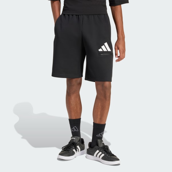 Black Future Icons Three Bar Shorts