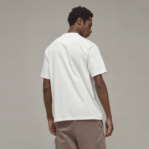 Blanc T-shirt Y-3 Classic Chest Logo HBO64