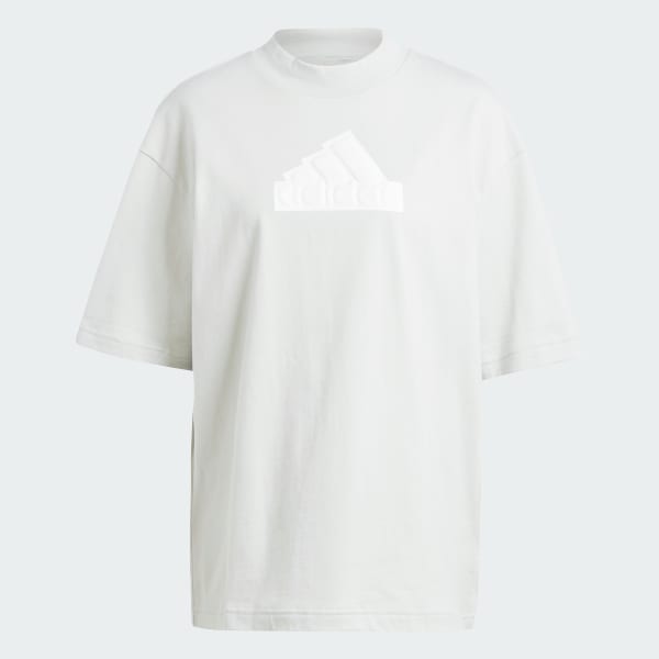 Grey Future Icons Badge of Sport Boyfriend Tee