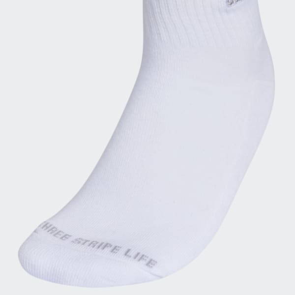 White Cushioned Sport High-Quarter Socks 3-Pack