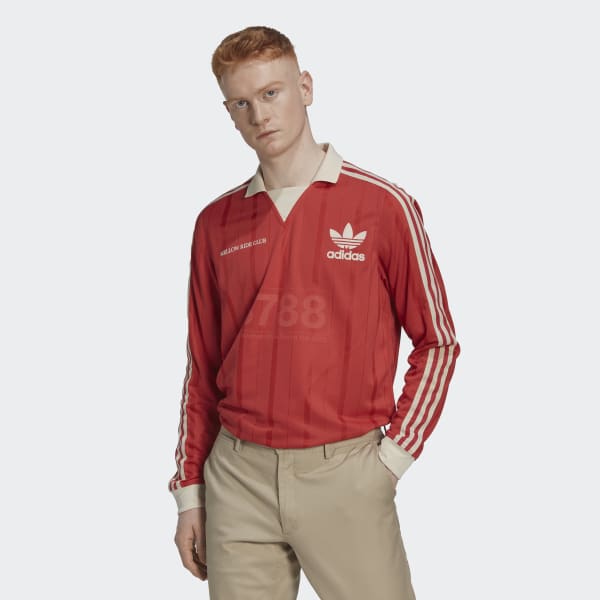 cervená Dres Graphics Mellow Ride Club Long Sleeve LA558