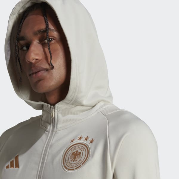 Beige Germany Tiro 23 Hoodie KP546