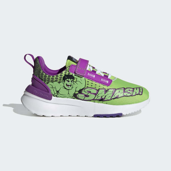 adidas green and purple shoes