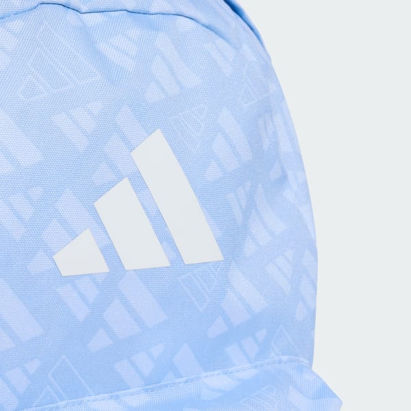 Azul Mochila Classic Monogram Graphic