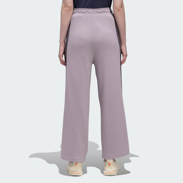 Purple FUTURE ICONS 3 STRIPES OPEN HEM PANTS
