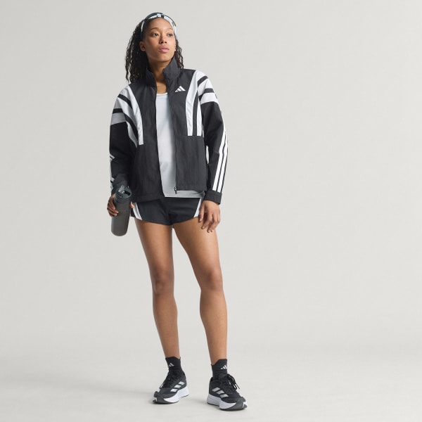 adidas Adizero Archive Running Jacket - Black | Free