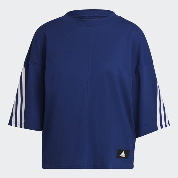 Azul T-shirt 3-Stripes Future Icons adidas Sportswear EKT16