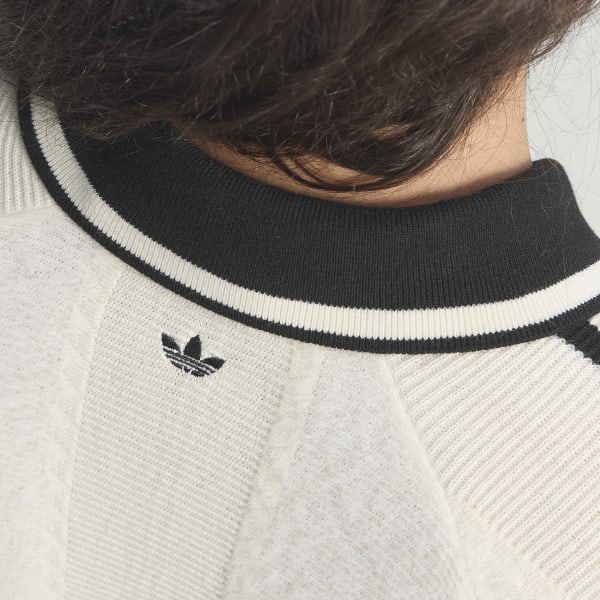 adidas PREMIUM KNITTED JERSEY クリームホワイト M adidas PREMIUM KNITTED JERSEY クリームホワイト（アディダス