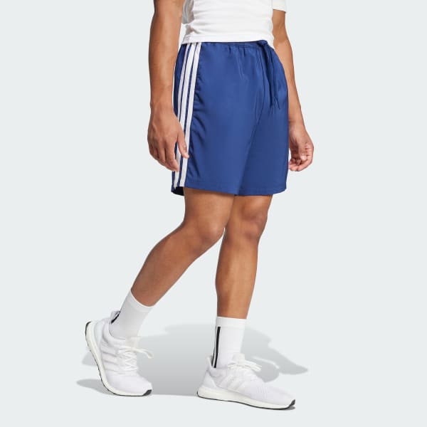 Biru Celana Pendek Essential 3-Stripes Chelsea