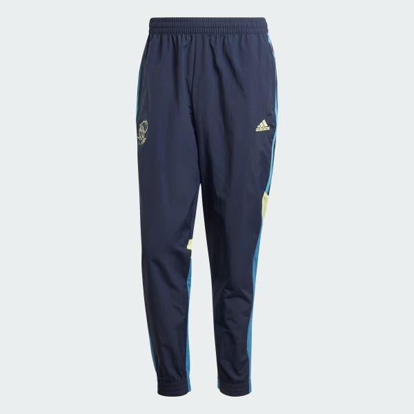 Blue Ajax Amsterdam Seasonal Track Tracksuit Bottoms