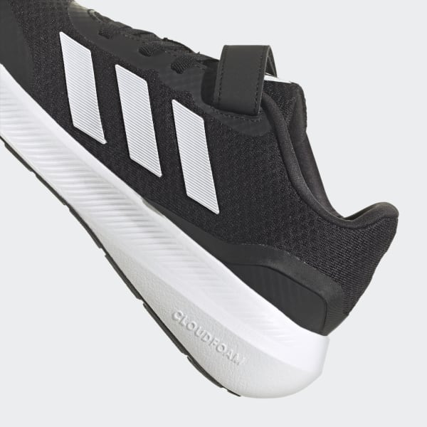 adidas RunFalcon 3.0 Elastic Lace Top Strap Shoes - Black | Kids\' Lifestyle  | adidas US | 