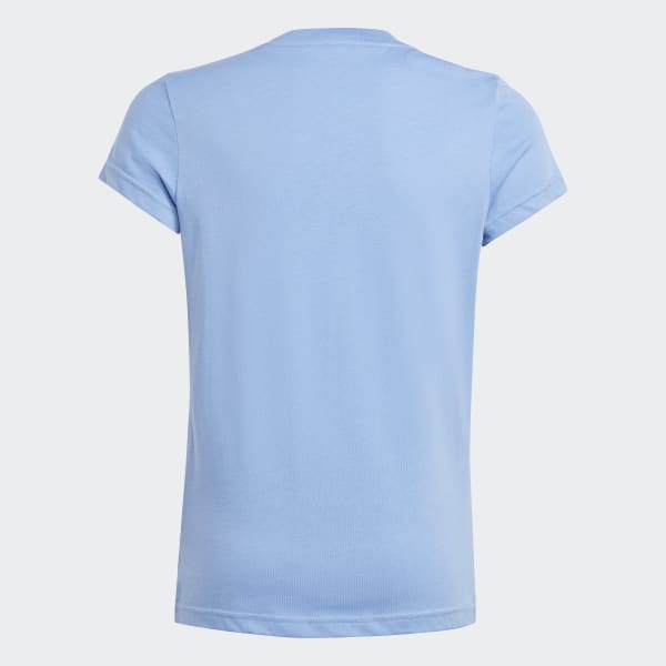 Blue Essentials Big Logo Cotton T-Shirt