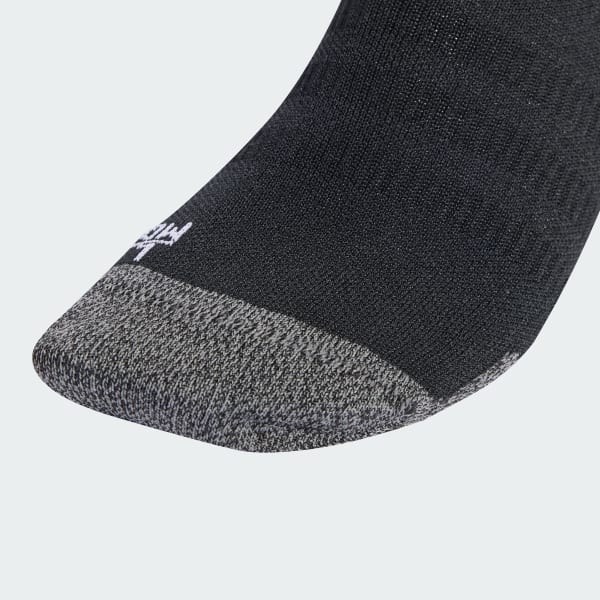Schwarz Football Performance Light Crew Socken