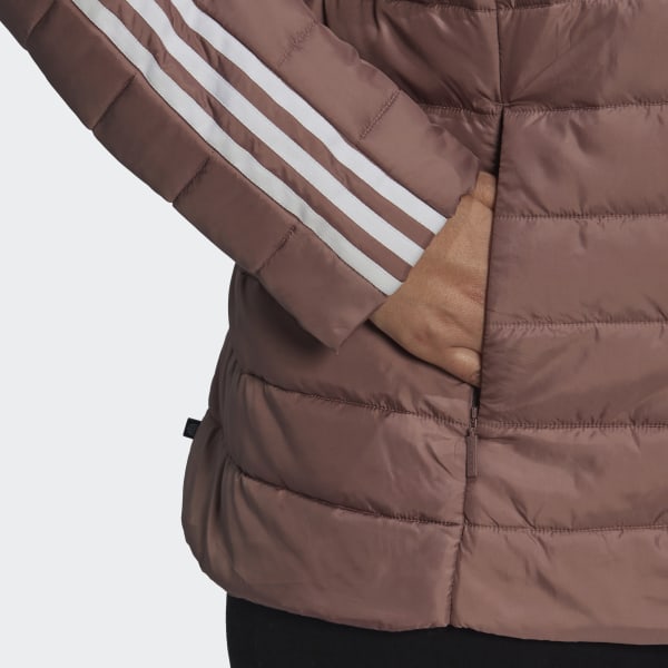 Paars Premium Slim-fit Jack met Capuchon (Grote Maat) TB105