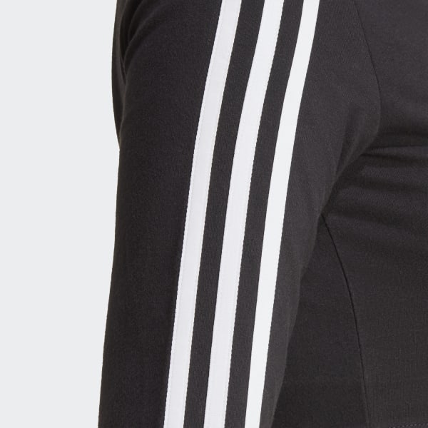 Zwart Adicolor Classics 3-Stripes Knoop Longsleeve