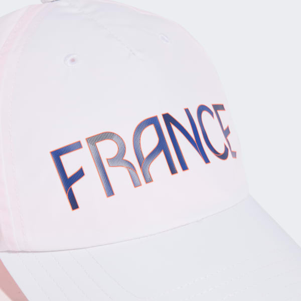 Blanc Casquette Équipe de France Tech Baseball