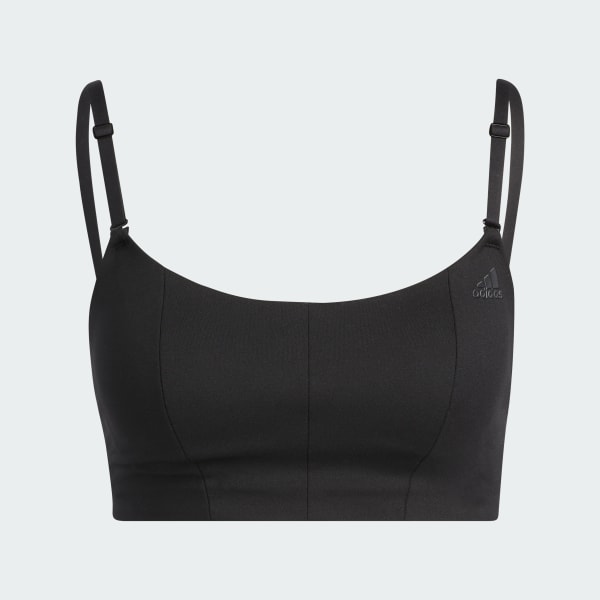 Aeroreact Training Light-Support 3-Stripes Bra - Black - Pomelo