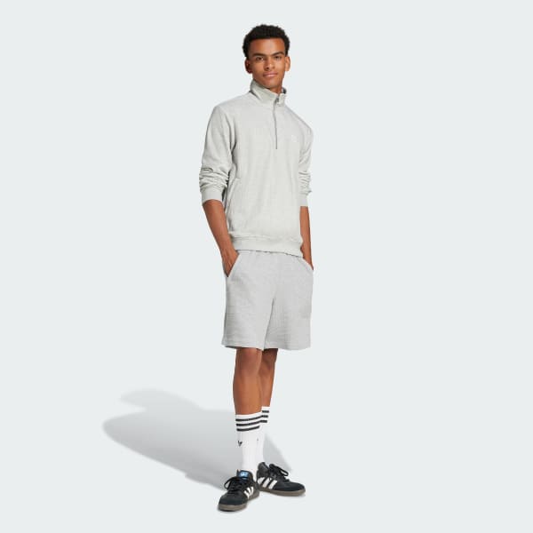 Gris Shorts Essentials Trifolio Waffle