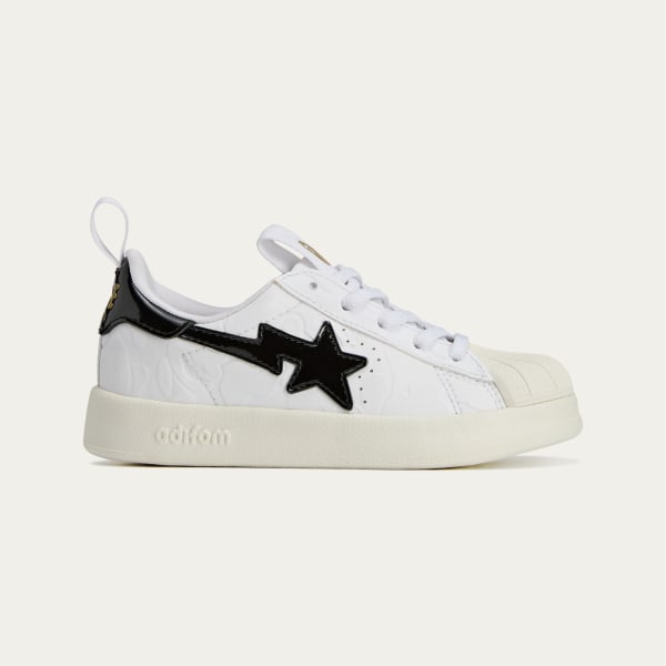 Blanc Chaussure Adifom SSTR 360 BAPE Enfants