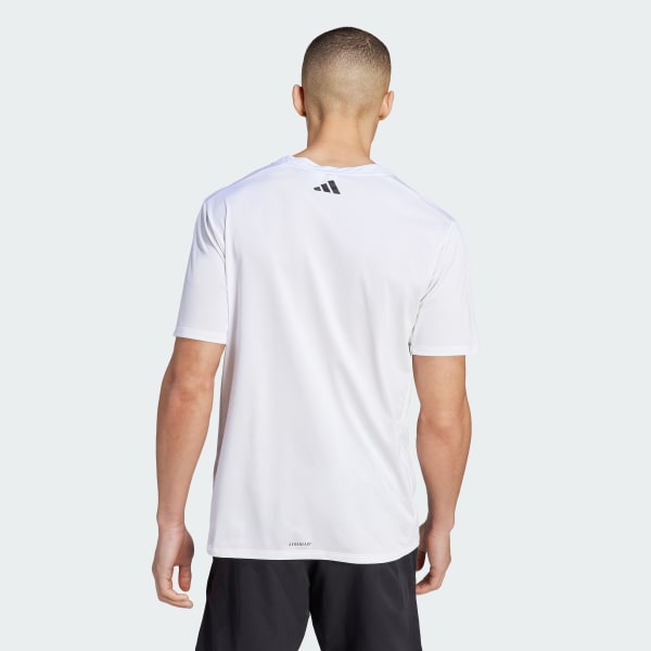 White workout t shirt outlet