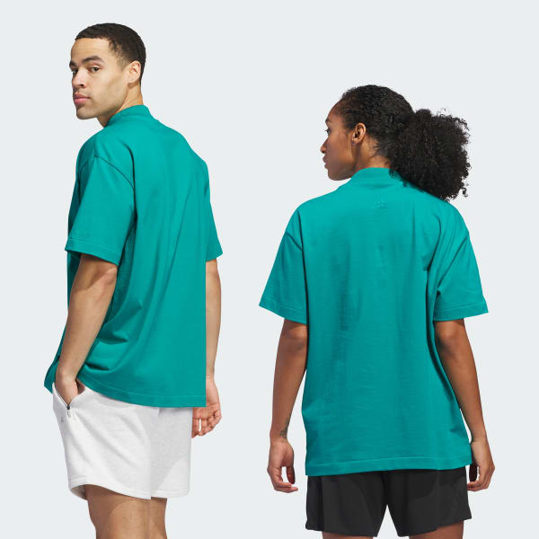 zelená Tričko adidas Basketball 001_