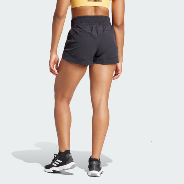 Negro Shorts Lux Pacer Tejidos Elásticos con Bolsillo de Cierre