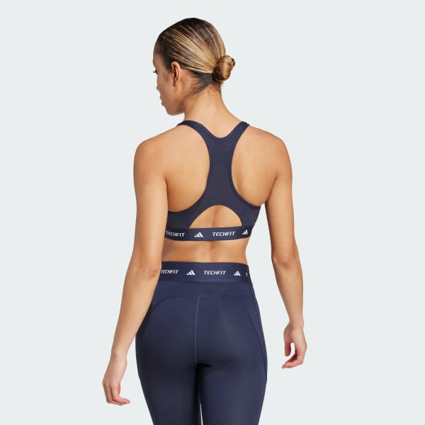 Azul Sujetador Techfit Medium-Support