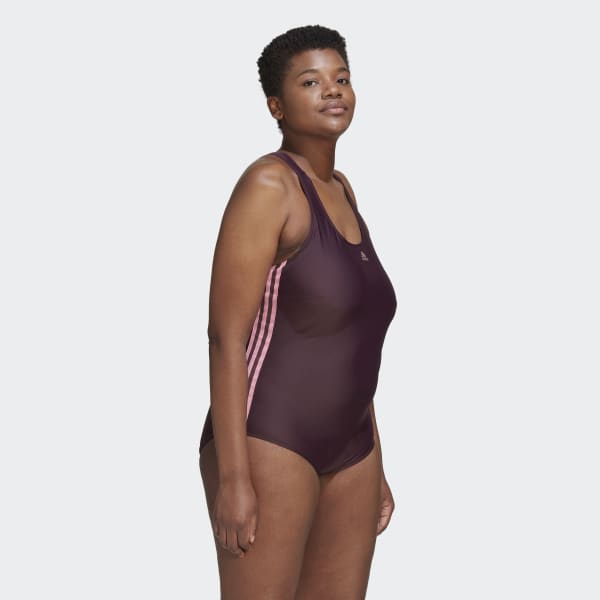 cervená Plavky Classic 3-Stripes IKI00