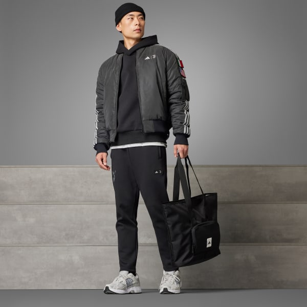 adidas Juventus x NASA inspired Seasonal Doubleknit Tracksuit Bottoms Black adidas UK