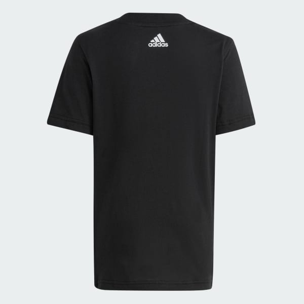 adidas Essentials Lineage T Shirt Black adidas UK