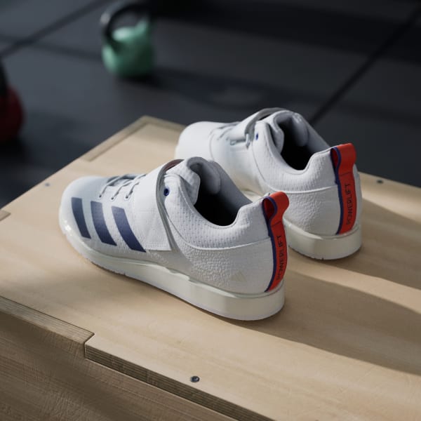 adidas Powerlift 5 Weightlifting Shoes - White | Free