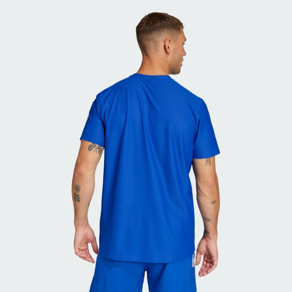 Blue Own the Run Tee
