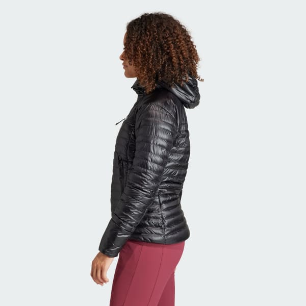 Black Terrex Techrock Down Hooded Jacket