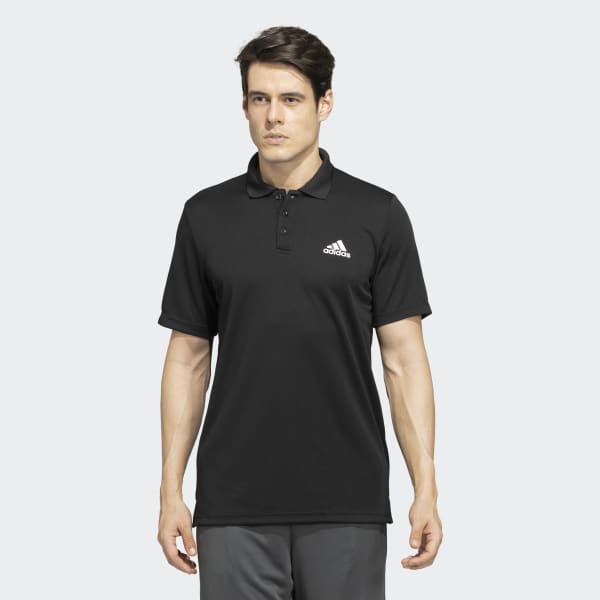 Black DESIGNED 2 MOVE POLO TEE