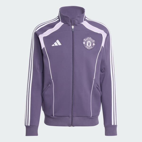 สีม่วง เสื้อแทรคผ้าถักสองชั้น Manchester United UBP