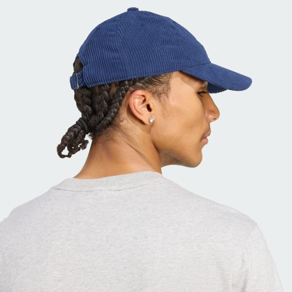 Blue Corduroy Baseball Cap