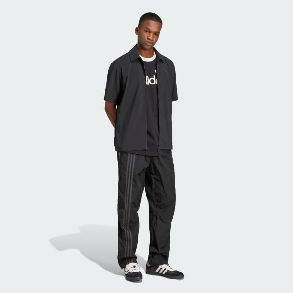 Đen Áo Sơ Mi Cutline Fashion