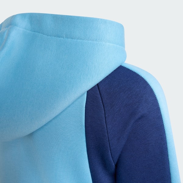 Blue New South Wales Colourblock Full Zip Hoodie - Kids